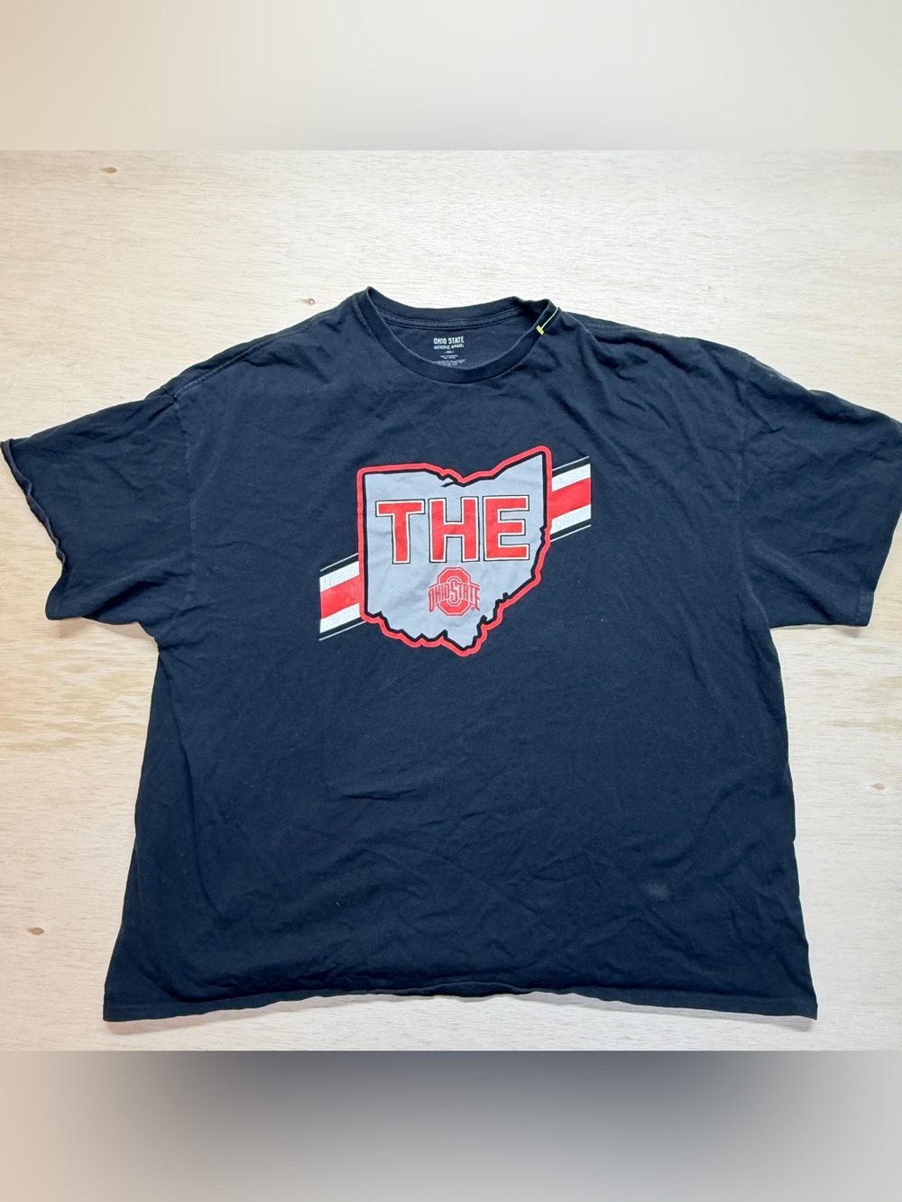 Ohio State Buckeyes "THE" State Outline Graphic T-Shirt